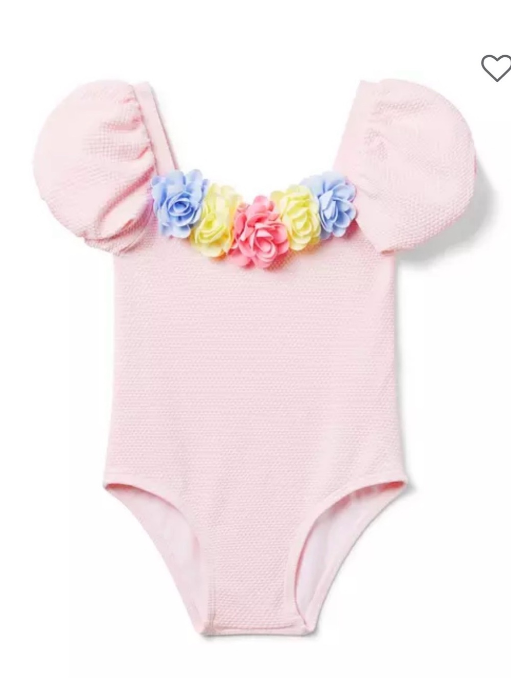 Janie and Jack Light Pink Girls Top with Pink Trim 5t